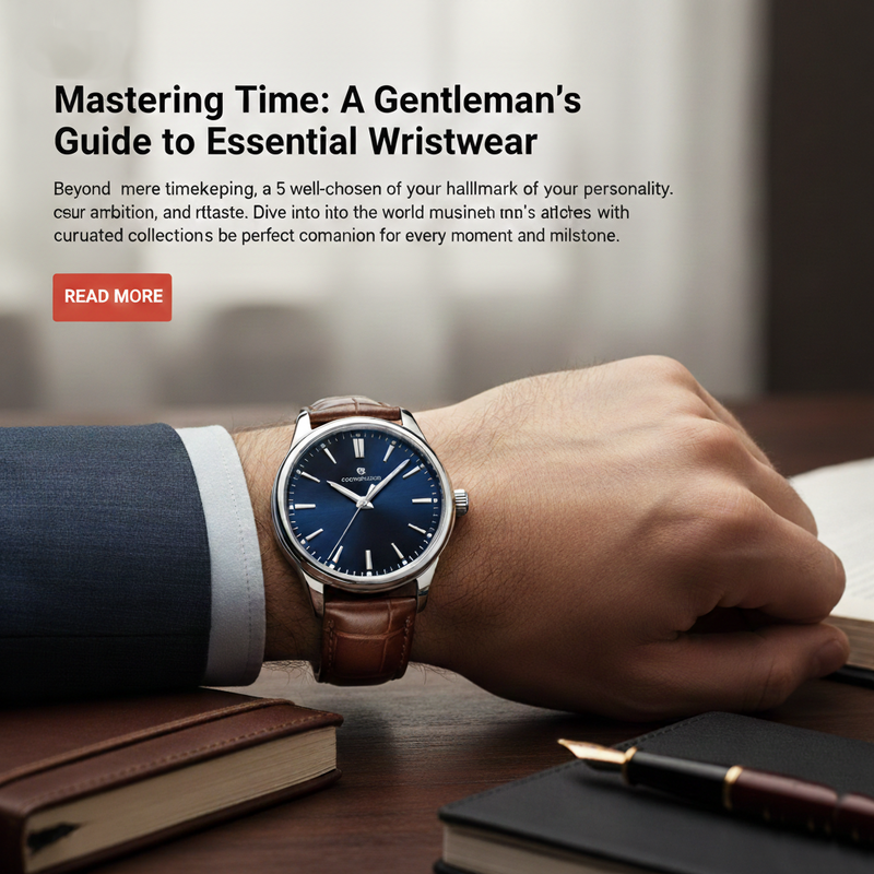 Mastering Time: A Gentleman's Guide to Essential Wristwear