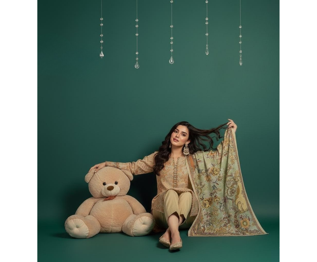 ELÉI VOLUME-02 KHADDAR 3PC PRINTED SUIT K.10