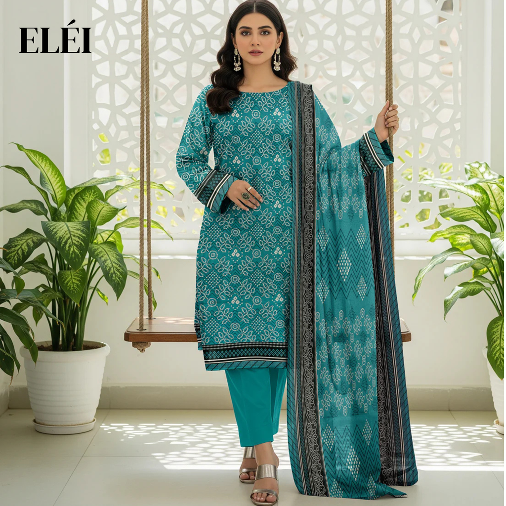 ELÉI VOLUME-06 ELÉI KARANDI 3PC PRINTED SUIT KR.51