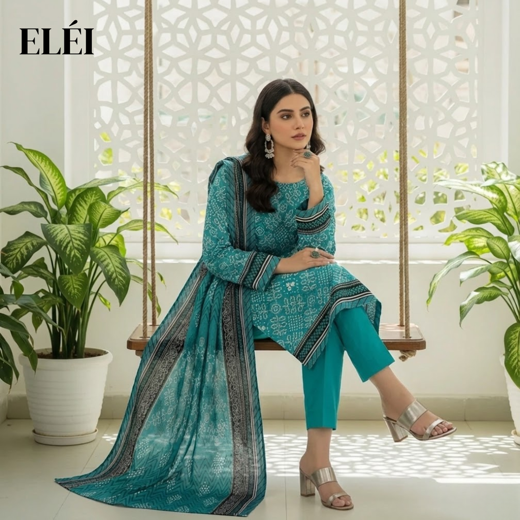 ELÉI VOLUME-06 ELÉI KARANDI 3PC PRINTED SUIT KR.51