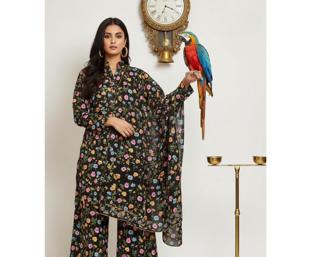 ELÉI VOLUME-02 KHADDAR 3PC PRINTED SUIT K.09