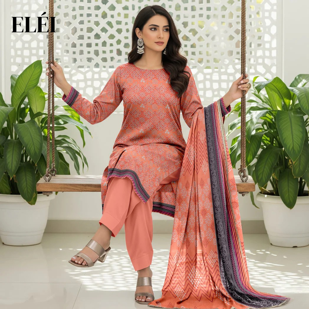 ELÉI VOLUME-06 ELÉI KARANDI 3PC PRINTED SUIT KR.52