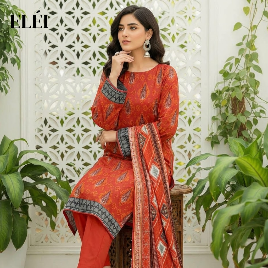 ELÉI VOLUME-06 ELÉI KARANDI 3PC PRINTED SUIT KR.53