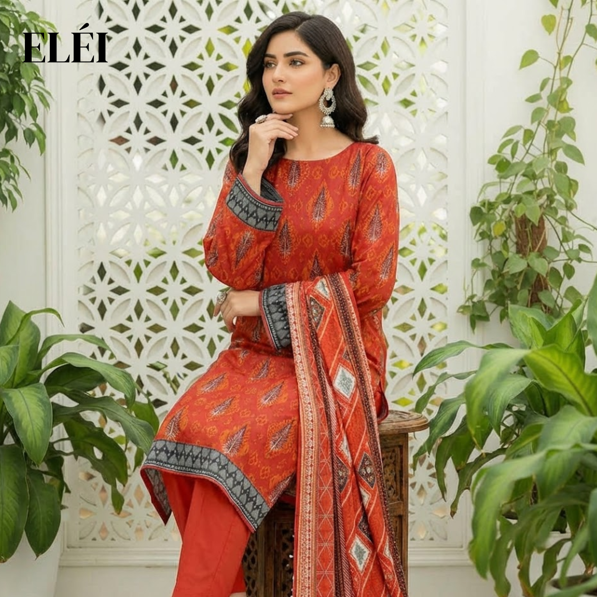 ELÉI VOLUME-06 ELÉI KARANDI 3PC PRINTED SUIT KR.53