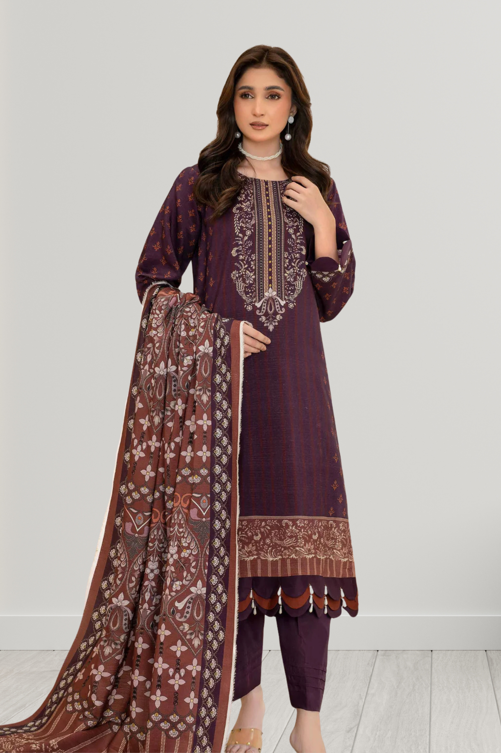 ELÉI VOLUME-05 ELÉI VISCOSE 3PC PRINTED SUIT N.47