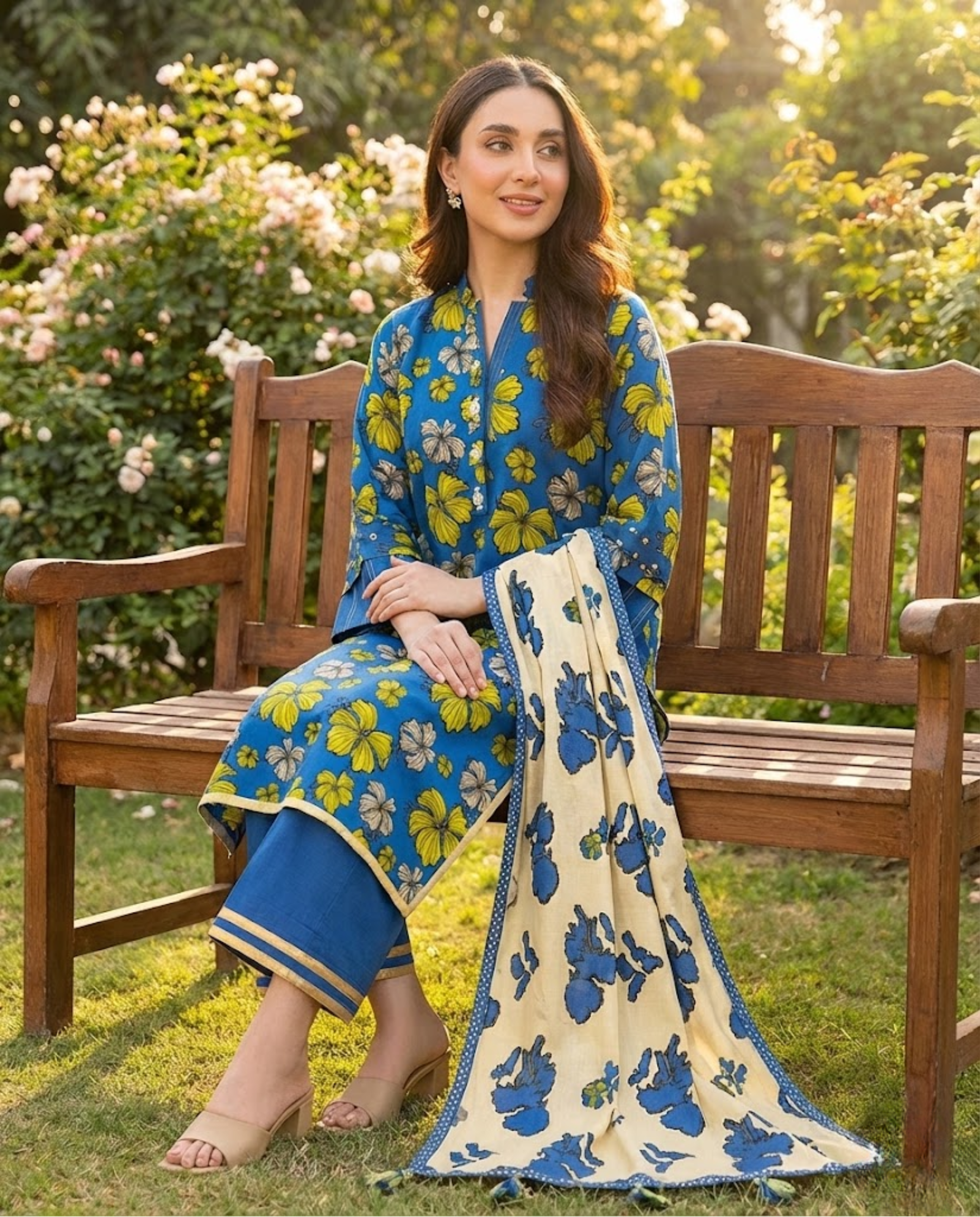 ELÉI VOLUME-04 KHADDAR 3PC PRINTED SUIT K.29