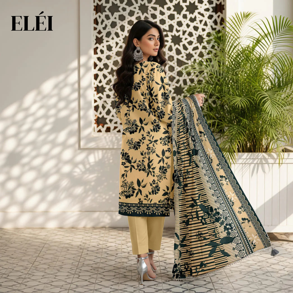 ELÉI VOLUME-06 ELÉI KARANDI 3PC PRINTED SUIT KR.55