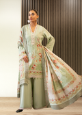 ELÉI VOLUME-03 KHADDAR 3PC PRINTED SUIT K.25