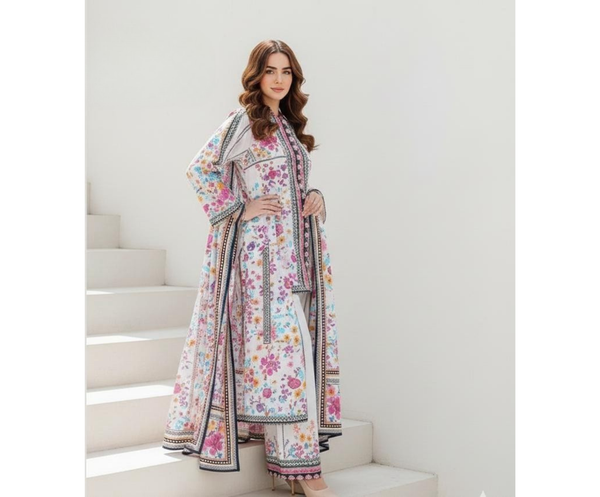 ELÉI VOLUME-01 DHANAK 3PC PRINTED SUIT D.05