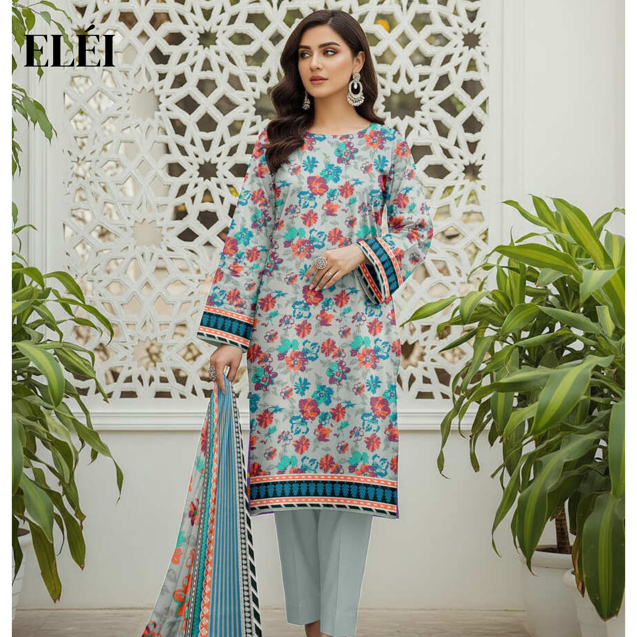 ELÉI VOLUME-06 ELÉI KARANDI 3PC PRINTED SUIT KR.48