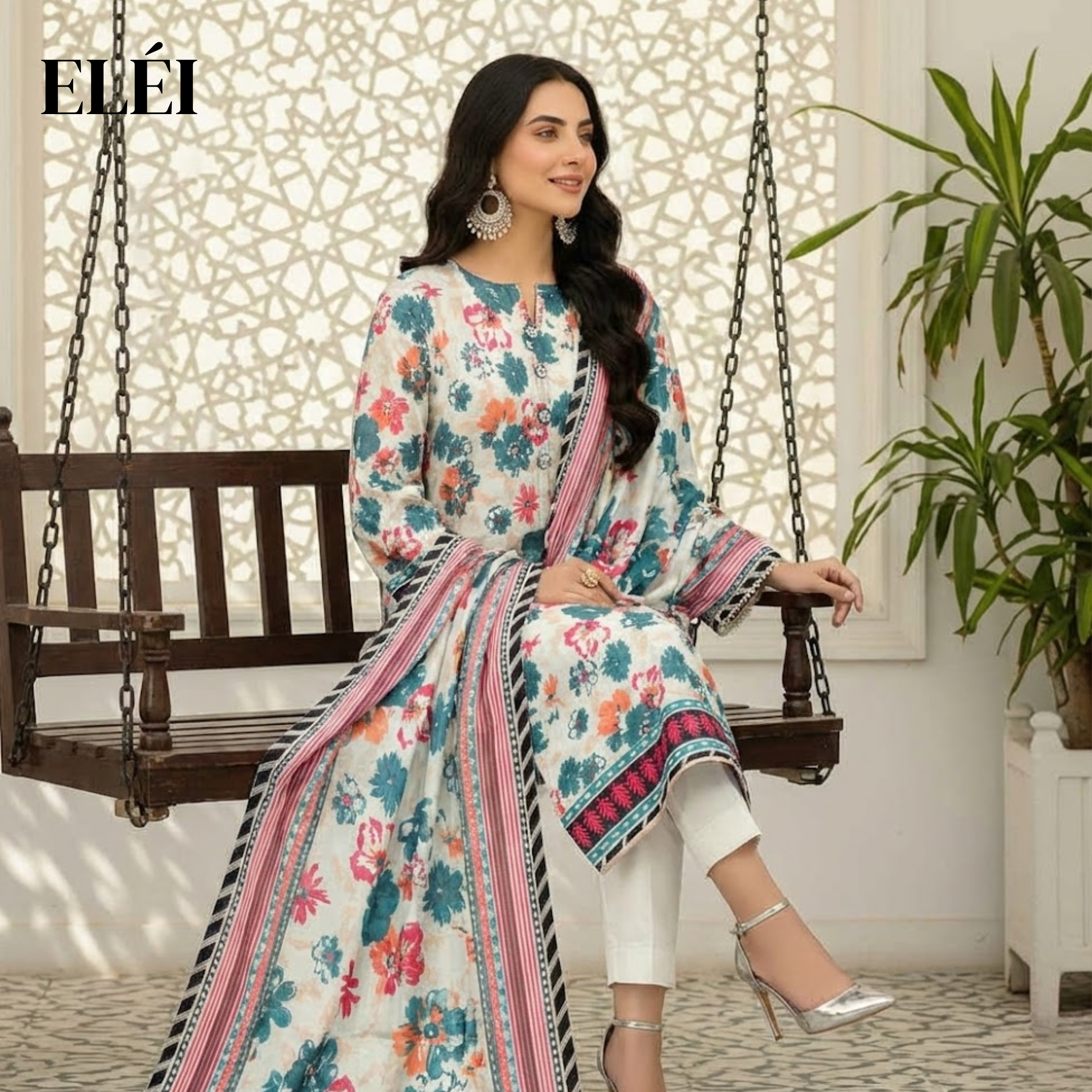 ELÉI VOLUME-06 ELÉI KARANDI 3PC PRINTED SUIT KR.57