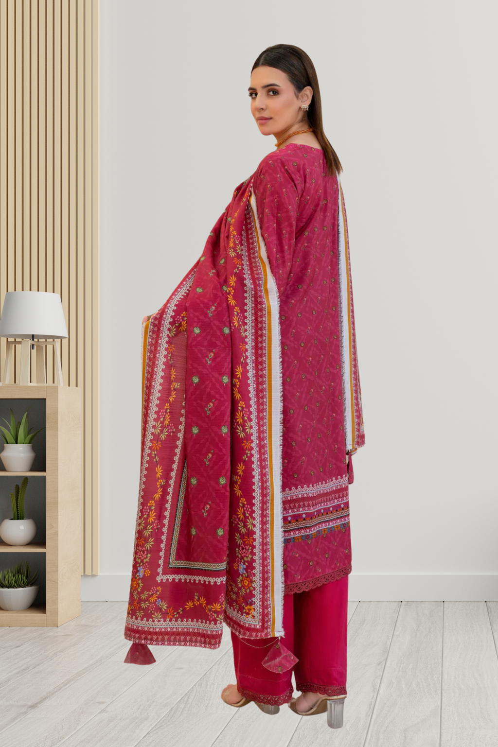 ELÉI VOLUME-05 ELÉI VISCOSE 3PC PRINTED SUIT N.44