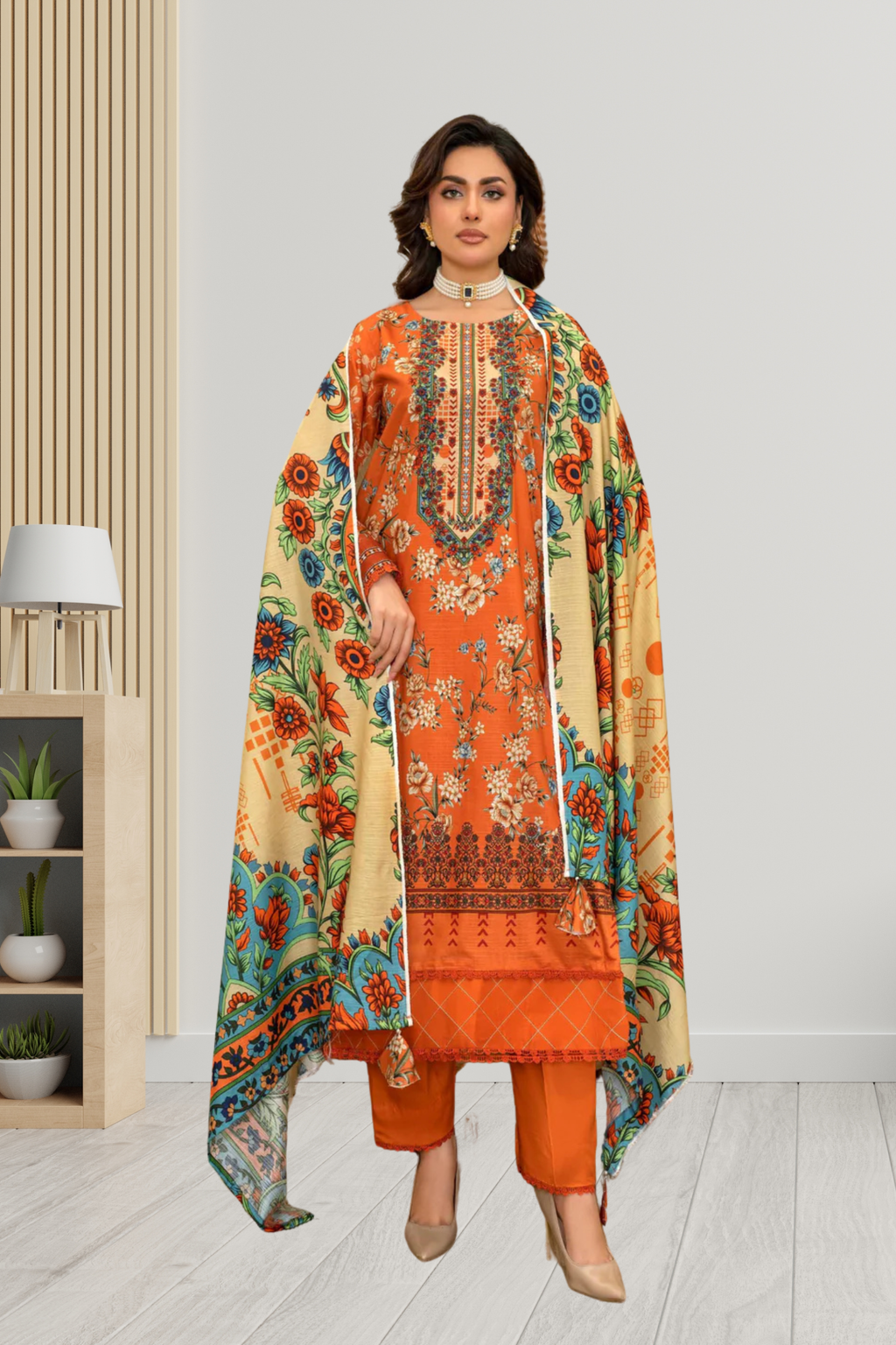 ELÉI VOLUME-05 ELÉI VISCOSE 3PC PRINTED SUIT N.41