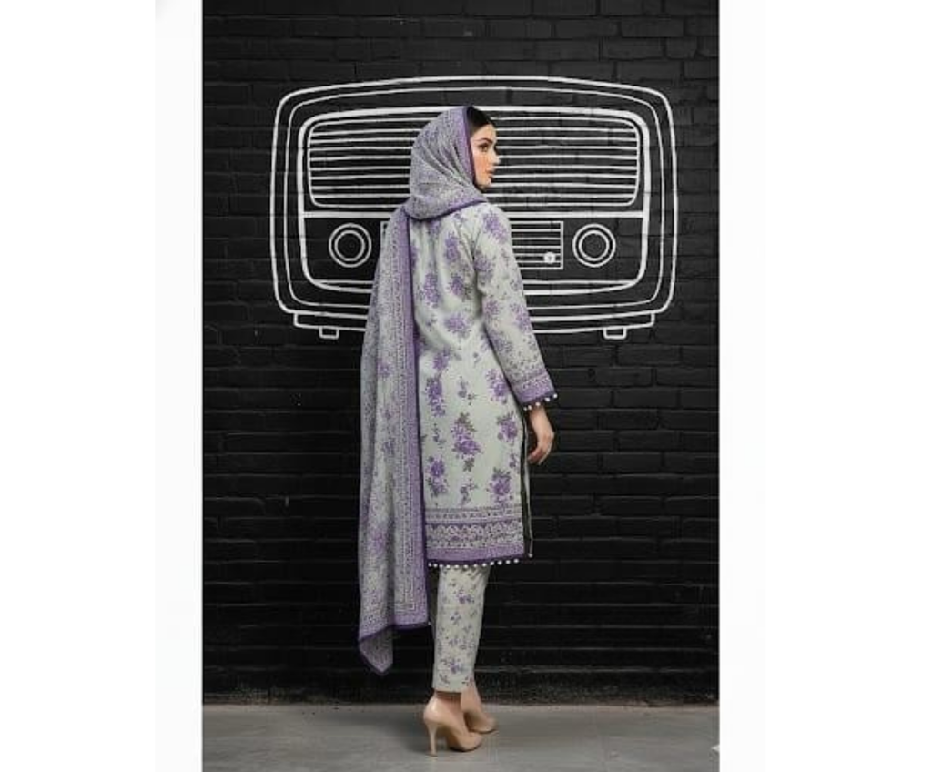 ELÉI VOLUME-02 KHADDAR 3PC PRINTED SUIT K.08