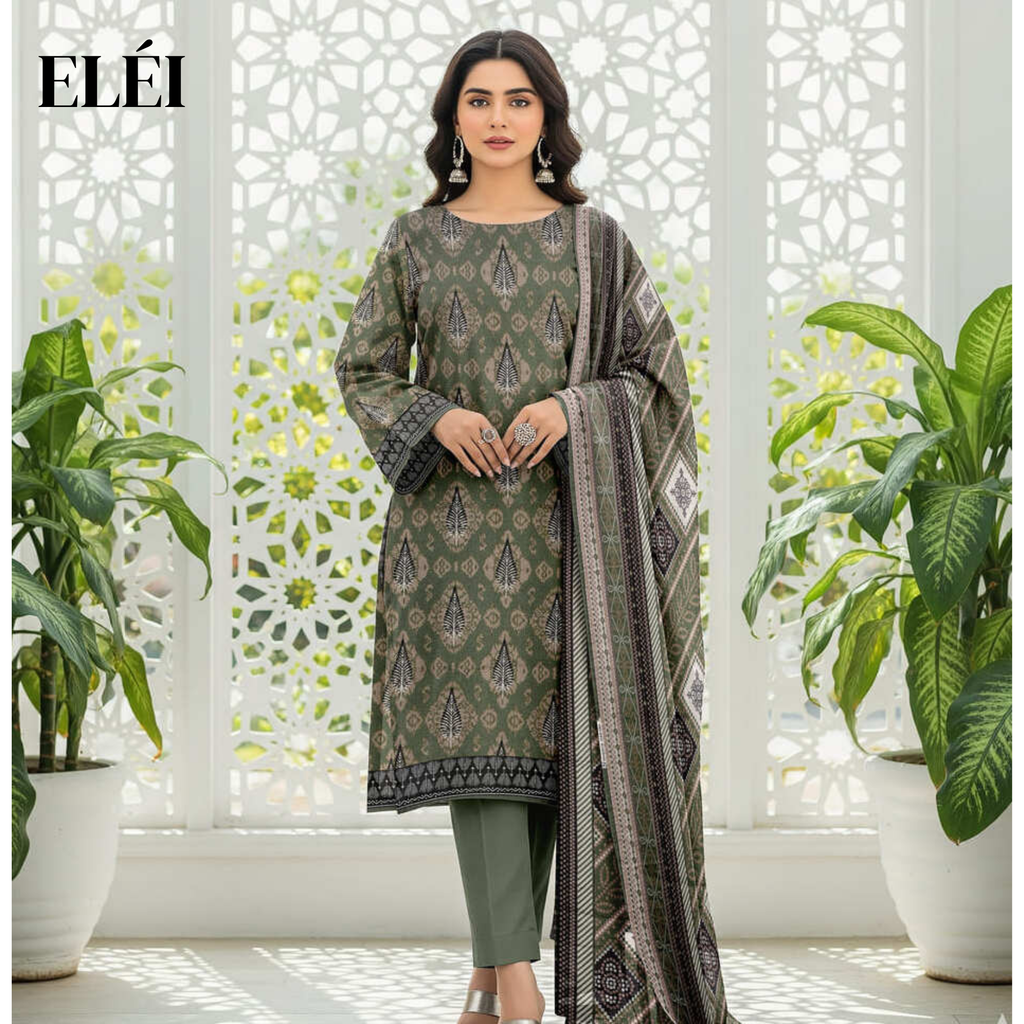 ELÉI VOLUME-06 ELÉI KARANDI 3PC PRINTED SUIT KR.49
