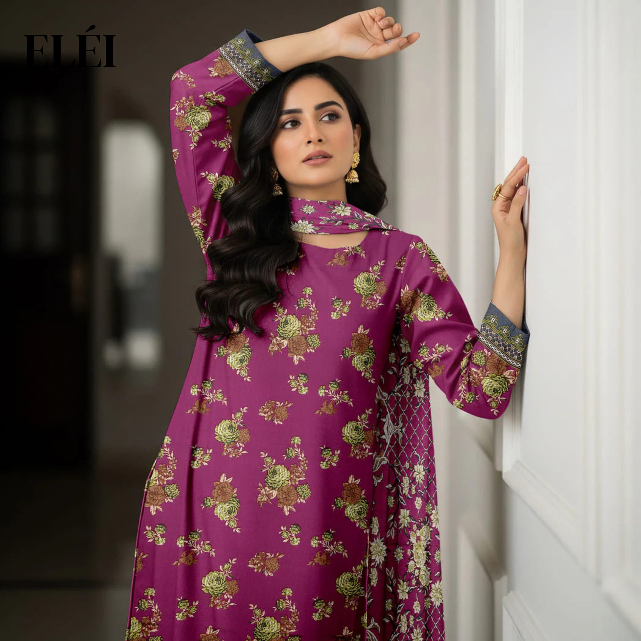 ELÉI VOLUME-06 ELÉI KARANDI 3PC PRINTED SUIT KR.50