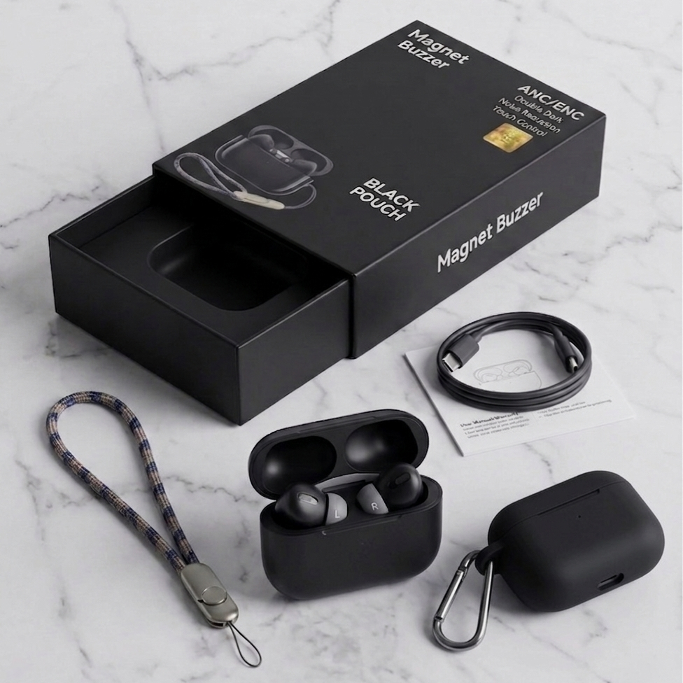 Wireless Earbuds—Deep Bass—powerful sound—ANC