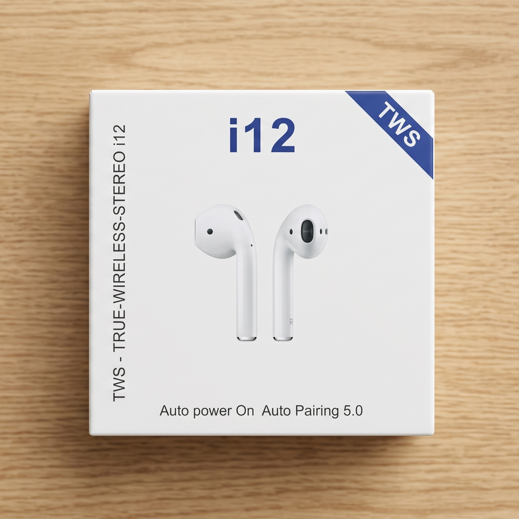 i12 TWS Wireless Earbuds – Premium Sound Quality & Touch Control