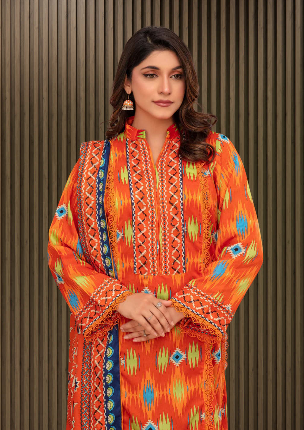 ELÉI VOLUME-03 ELÉI VISCOSE 3PC PRINTED SUIT N.16